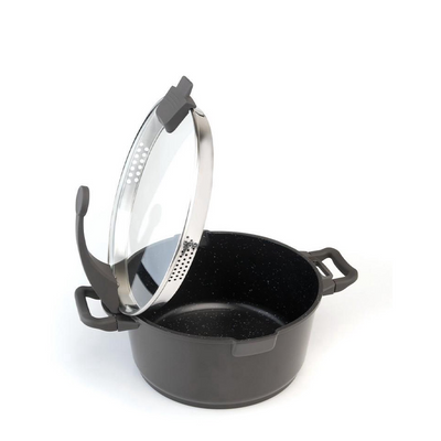 Pentola Berghoff virgo con coperchio nero ø16cm