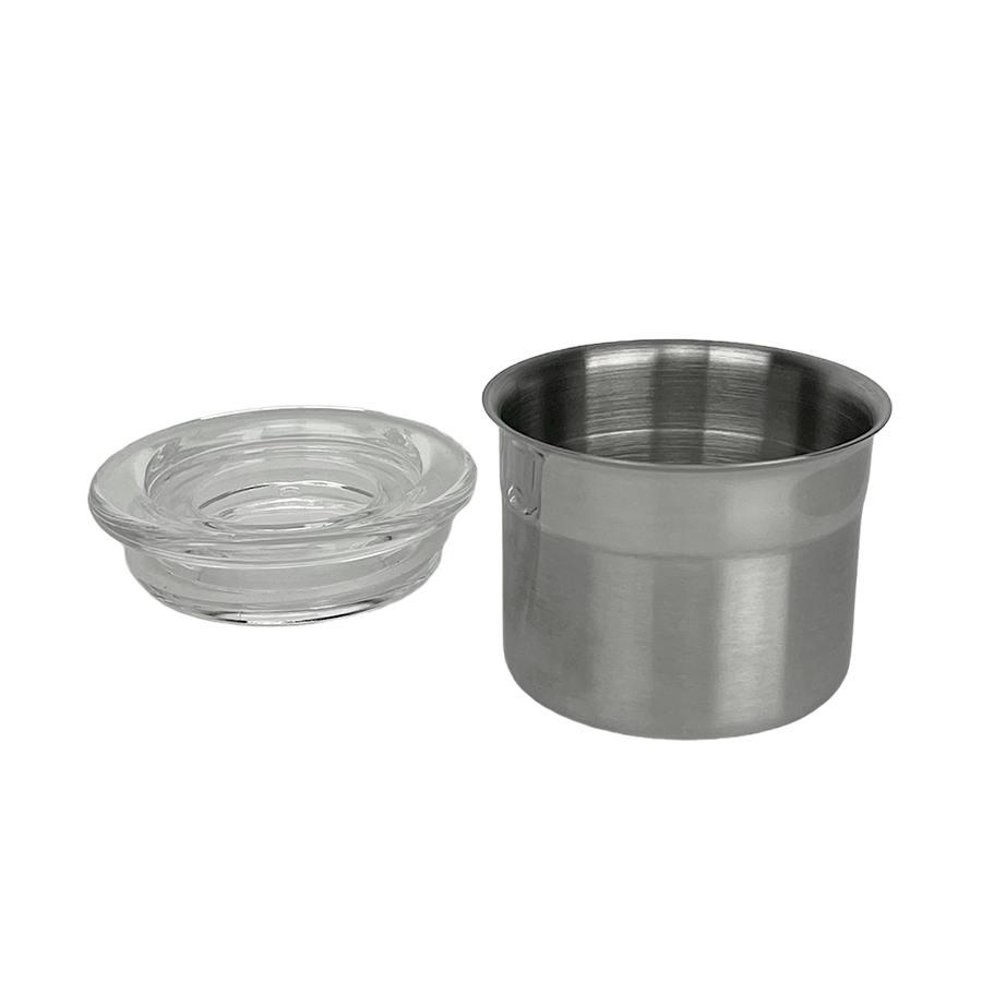 Scatola portaoggetti Berghoff con coperchio in acrilico ø6x5cm