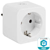 Nedis wifip121fwt smartlife plug wi -fi meter di energia 3680 w type f (CEE 7 3) -10 45 ° C Android iOS bianco