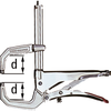 Pinza Bessey c-grip grzc 110 80 - grzc