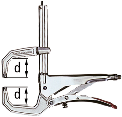 Bessey alicates c-grip grzc 110 80 - grzc