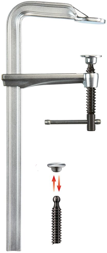 Morsetto Bessey interamente in acciaio gz-k 600 120 - gz60k