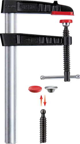 Abrazadera Bessey con soportes de fundición tg-k 400 175 - tg40k