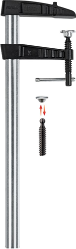 Morsetto Bessey per carichi pesanti con staffe in fusione tgk-k 3000 120 - tgk300k