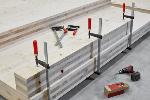 Morsetto Bessey per carichi pesanti con staffe in fusione tgkr 1500 120 - tgkr150