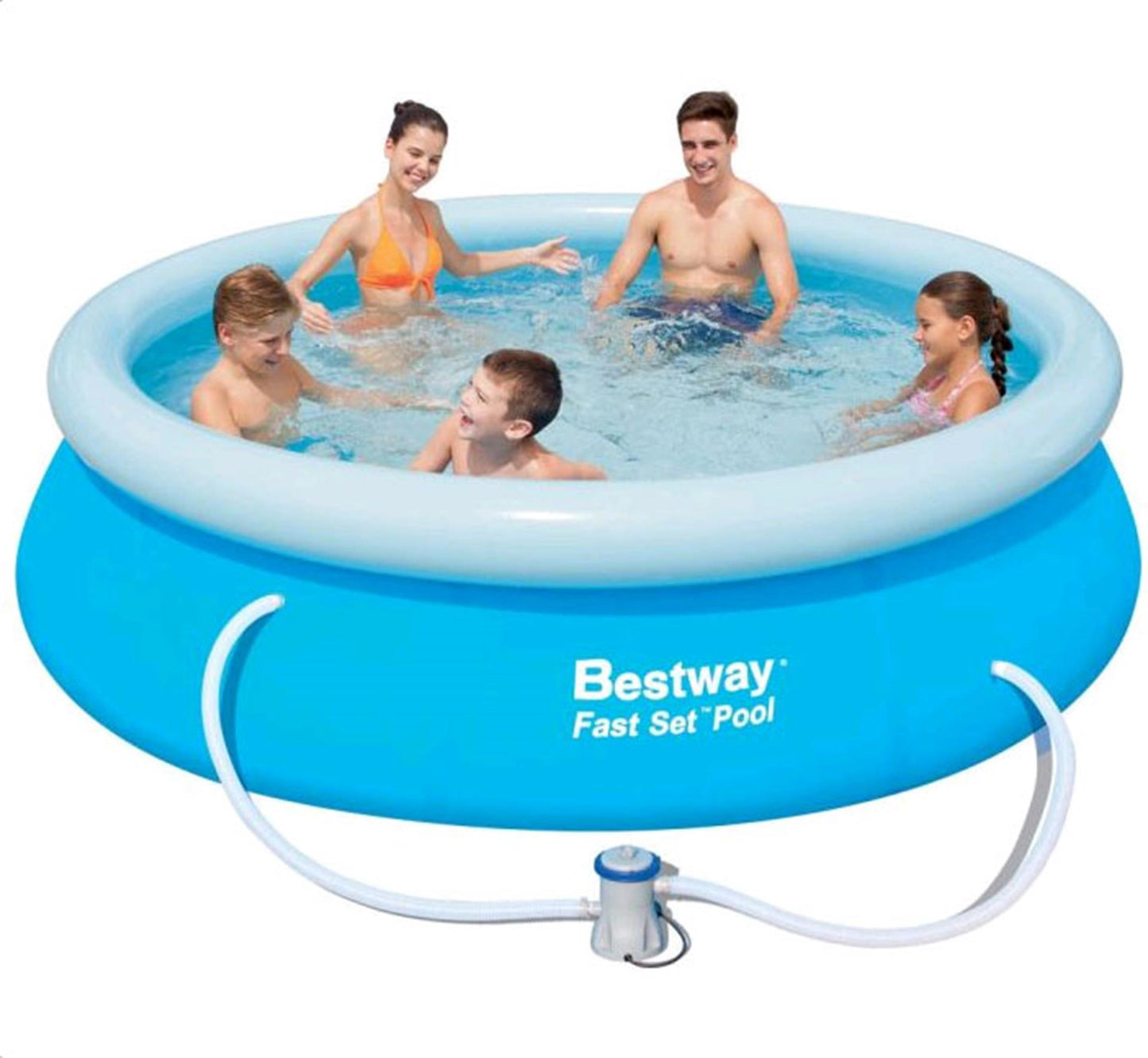 Piscina bestway veloce impostata intorno a 305