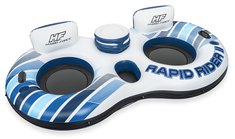 Bestway Hydro force rapid rider tube X2 blauw wit zwart