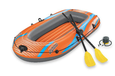 Bestway kondor 2000 barca gonfiabile set 2 persone arancione