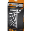 Beta Teclas Stift Juego de 6 piezas Allen T-Model