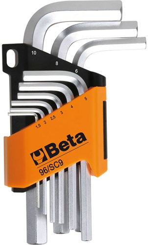 Beta stift tasti imposta gli angoli di destra di Allen a 9 pezzi