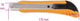 Coltello a spezzare Beta, 18 mm. in dotazione 3 coltelli di ricambio 1771 - 017710000
