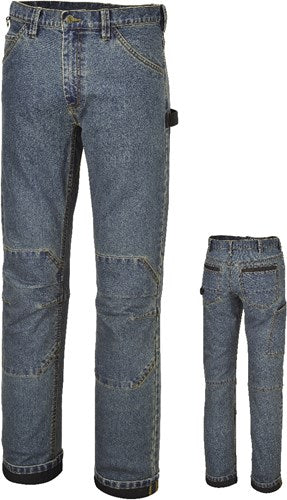 Beta work jeans da lavoro in cotone denim stretch vestibilità slim 7526 xs - 075260046