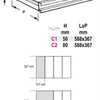 Inserti preformati Beta duri con assortimento di utensili t52 - 024240052