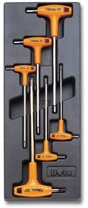Inserti preformati Beta duri con assortimento di utensili t52 - 024240052