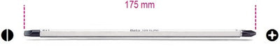 Beta lame giravite reversibili per viti a taglio e a croce Phillips(R) 1281lph 2 - 012810322