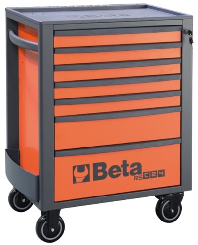 Beta RSC24 Strumento 7-FO Strumento 7 cassetti arancione