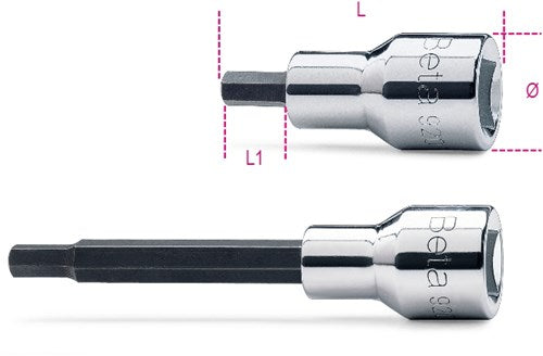 Beta bussole giravite per viti con cava esagonale 920pe 5 l - 009200415