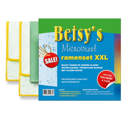 Juego de ventanas de microfibra Betsy's xxl verde