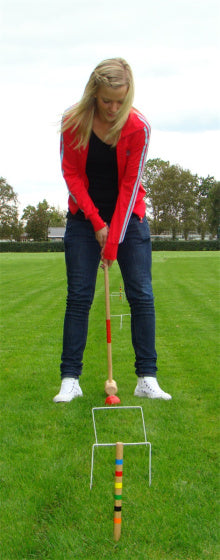 Bex Croquetset Original 6 spelers rubberhout blank