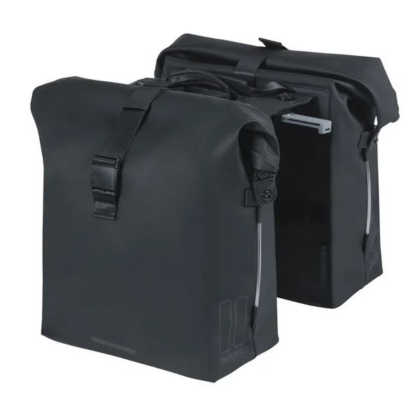 Basil Double Bicycle Bag Soho Nordlicht Mik 41 Liter - Black