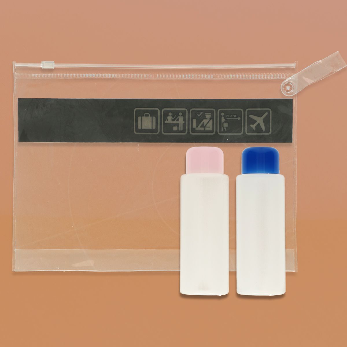 Articoli da viaggio per il bagno con zipbag