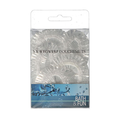 Bath Fun Bath Fun Ducha Uts Desechable 5 piezas transparentes