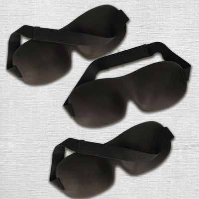 Bath Fun Bath Fun máscara para dormir 3D Comfort Black