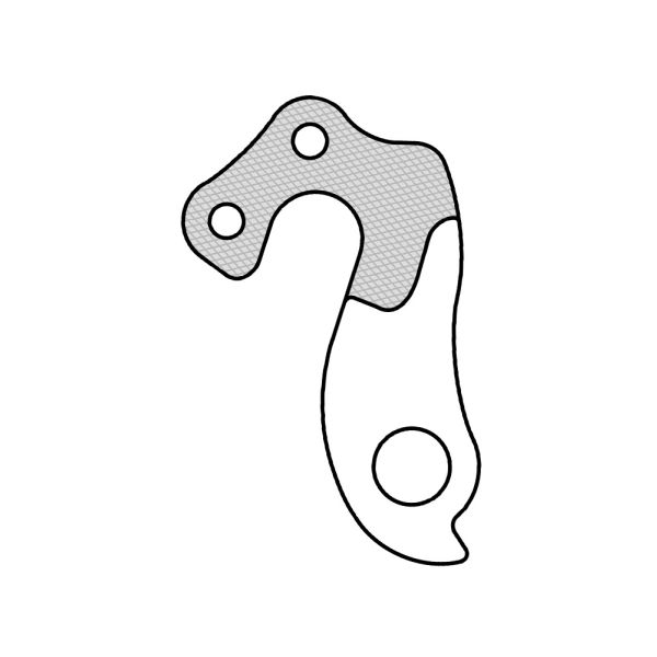 Union Derailleurpad GH-126 con set a vite M4X0.7