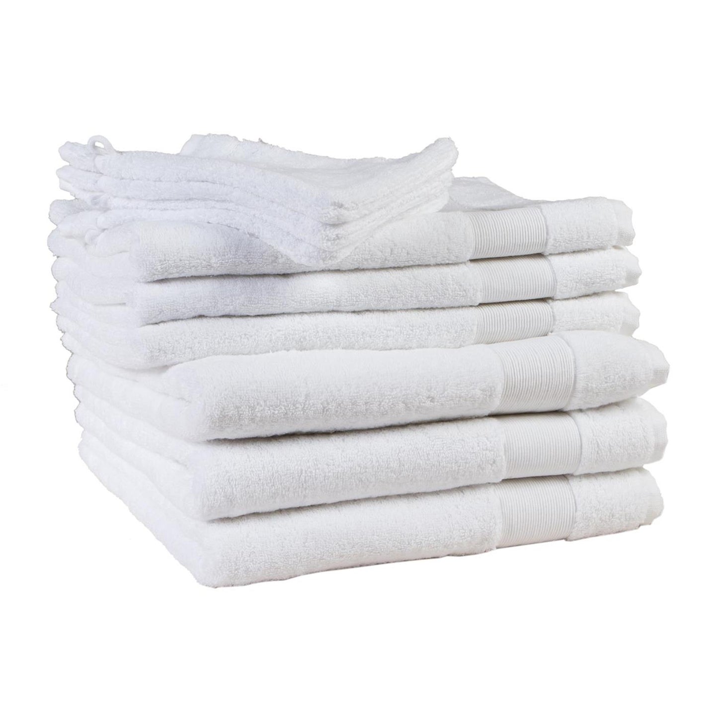 Toalla de baño azul 60x110cm 550 gr 6uds