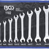 Bgs technic double open end spanner set 8 pieces