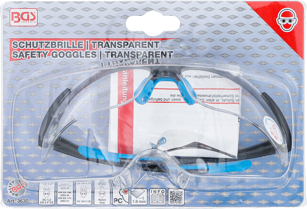 Gafas de seguridad técnicas bgs