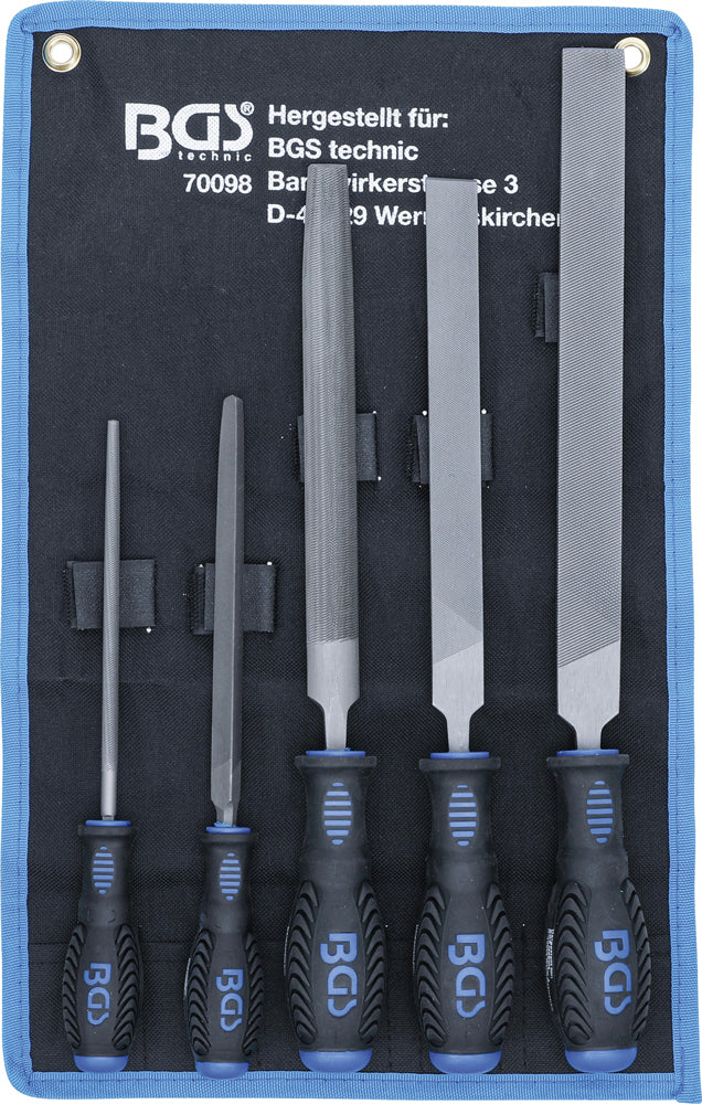 Set lima taller tecnico bgs 5 piezas