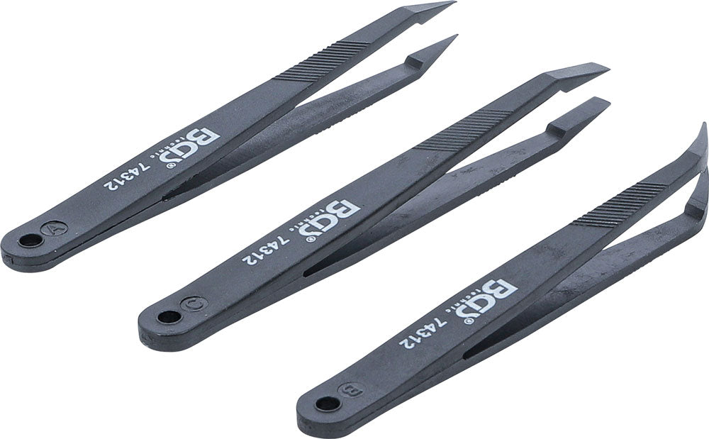 Bgs technic pinzas plastico set 3 piezas