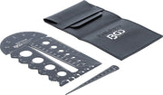 Medidor de paso de tornillo y plantilla de rosca bgs technic - afbeelding 1