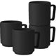 Set di tazze Berlingerhaus 4 pezzi nero opaco