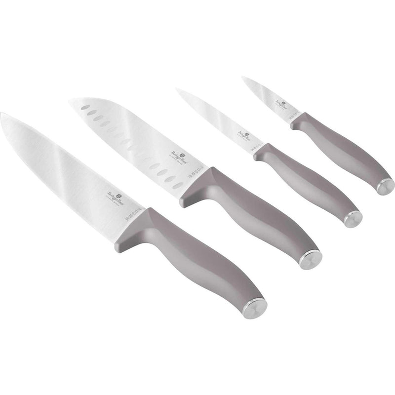 Set coltelli Berlingerhaus 4 pezzi grigio talpa