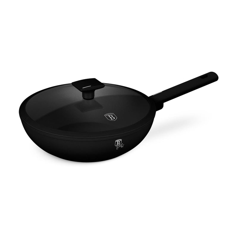 Padella wok Berlingerhaus con coperchio 28 cm
