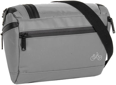 Bike Carbon Water -Borsa per manubrio Repellent con spalla Stix 5L grigio