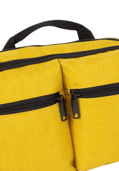 Bike drops stuurtas met schouderhengsel nylon 3l geel