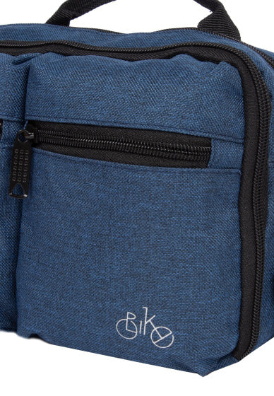 Bike drops stuurtas met schouderhengsel nylon 3l navy