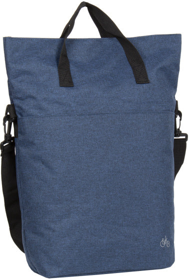 Borsa per biciclette per acquirente per biciclette con gambo con spalla Nylon 12L Navy