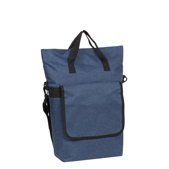 Borsa per biciclette per acquirente per biciclette con gambo con spalla Nylon 12L Navy