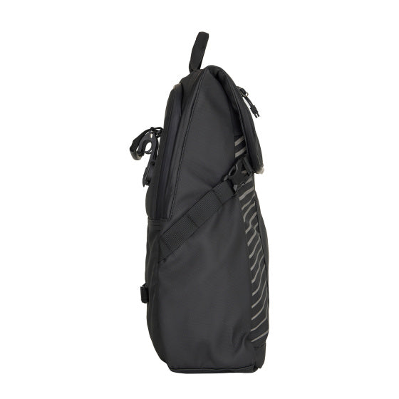 Bike Gravel Agua del agua -Mochila para bicicletas repelentes 22L Negro