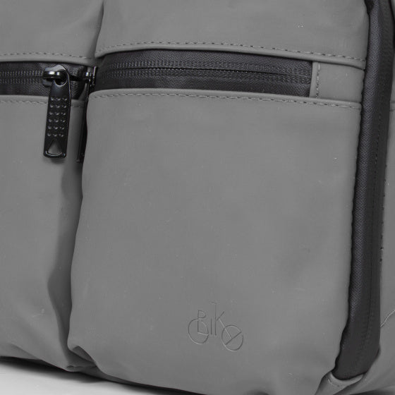 Bike splash waterafstotende stuurtas met schouderhengsel 3l grijs