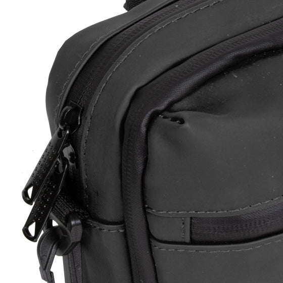 Bike splash waterafstotende stuurtas met schouderhengsel 3l zwart