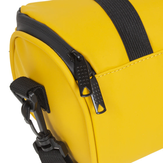 Bike splash waterafstotende stuurtas met schouderhengsel 3l geel