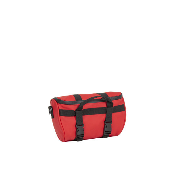 Bike splash waterafstotende stuurtas met schouderhengsel 3l rood