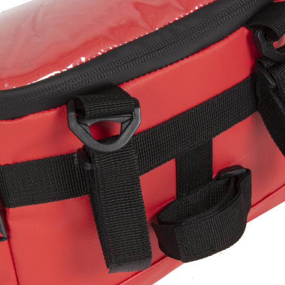 Bike Water -Repelent Manillar Bags con correa de hombro 5L Rojo