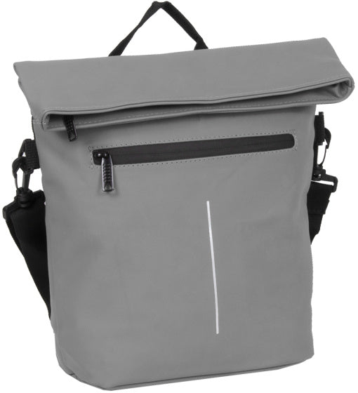 Bike splash waterafstotende stuurtas met schouderhengsel 6l grijs