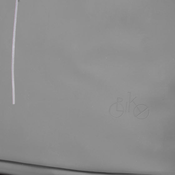 Bike splash waterafstotende stuurtas met schouderhengsel 6l grijs